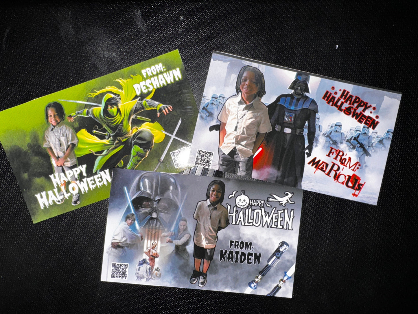 Halloween holiday cards