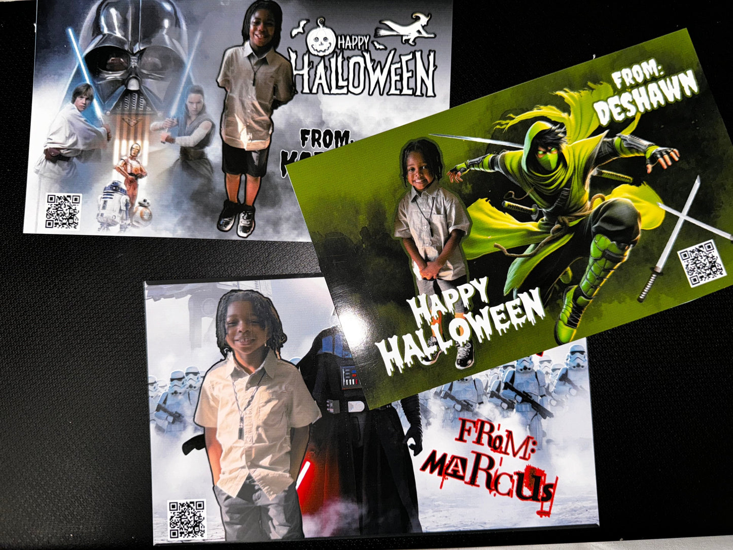 Halloween holiday cards