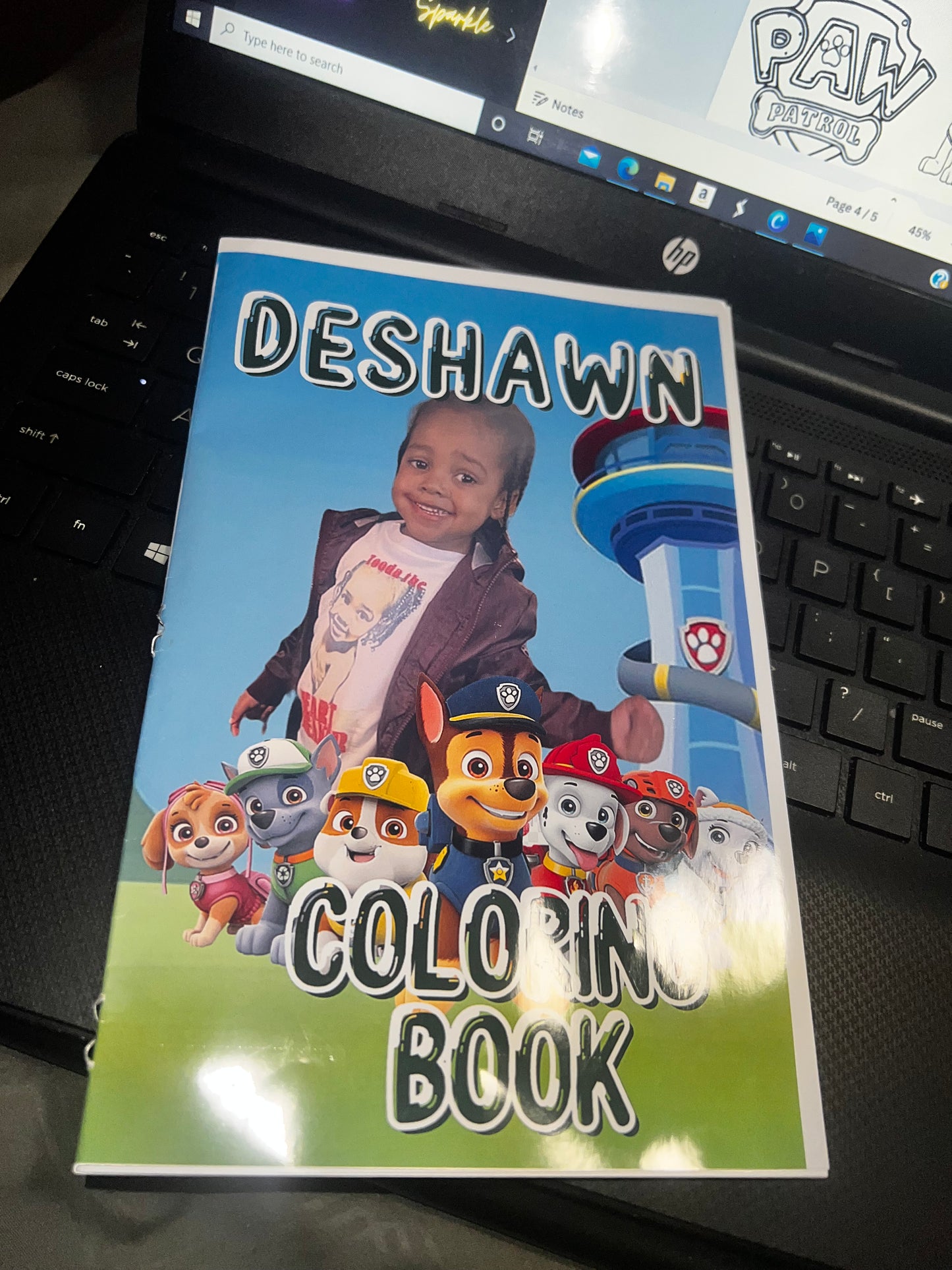 Personal Coloring book favors w/crayons