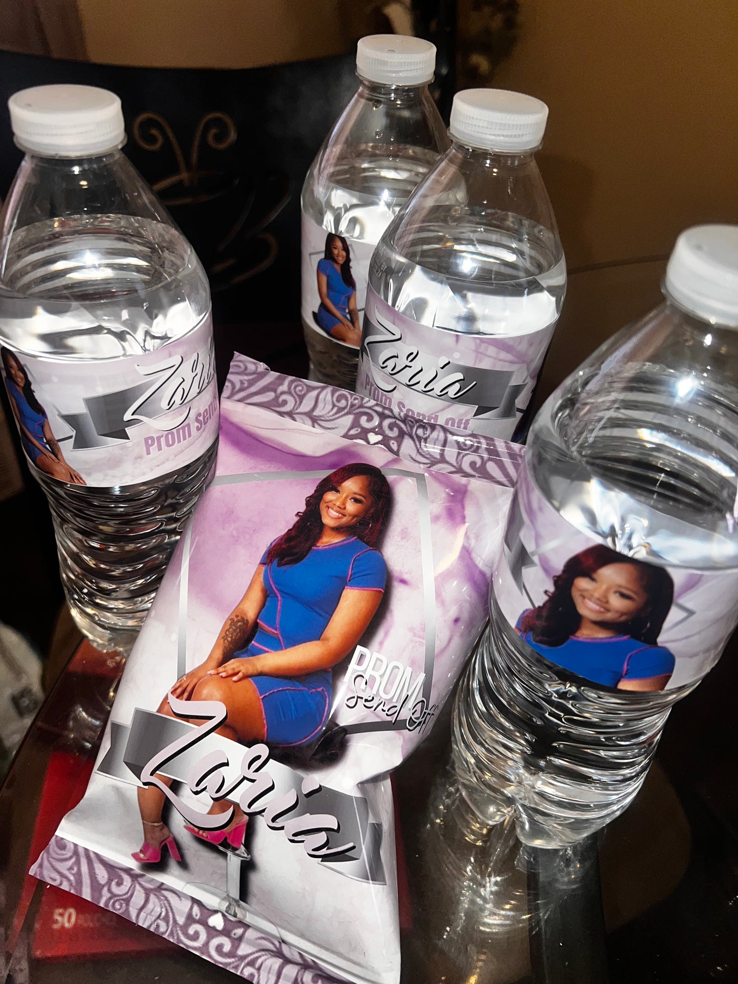 CUSTOM CHIP BAG/WATER BUNDLE