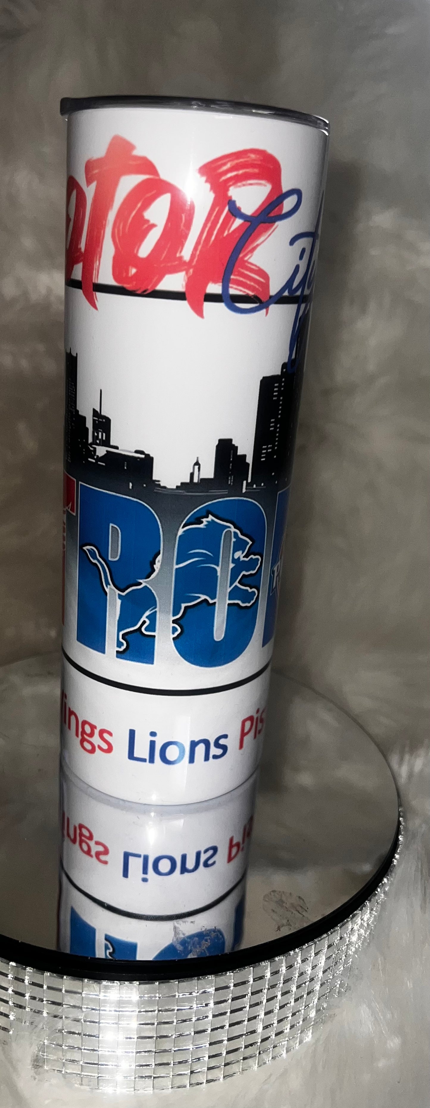 Motor city Detroit tumbler 20oz