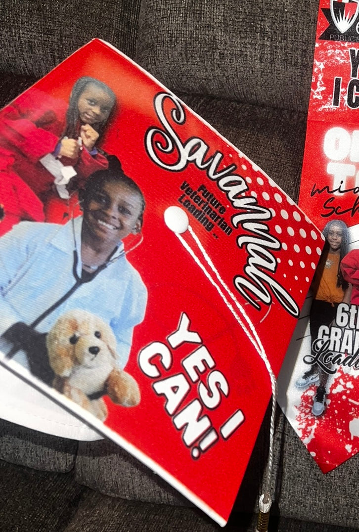 Kids custom graduation cap