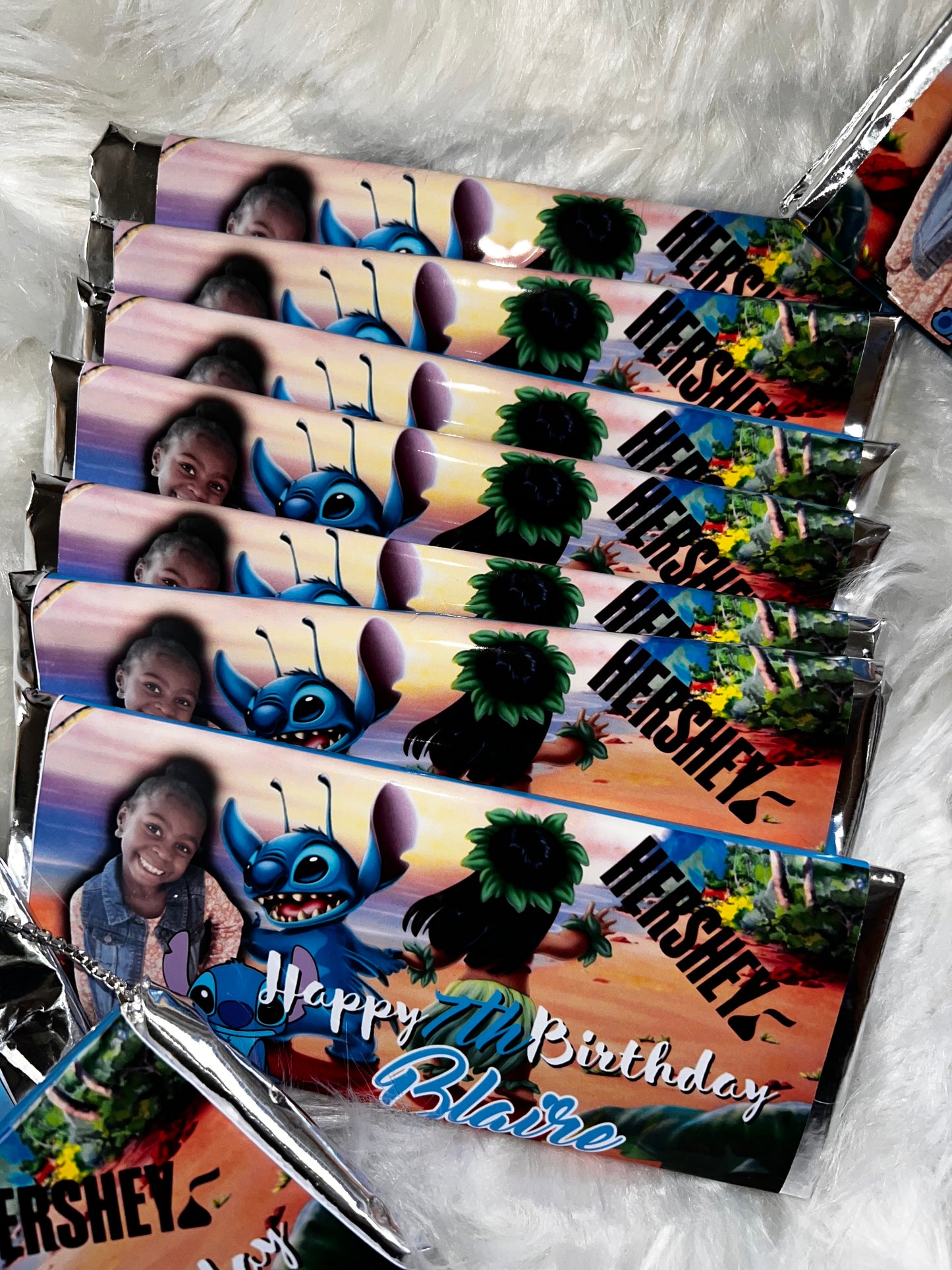 Hershey candy bar party favor