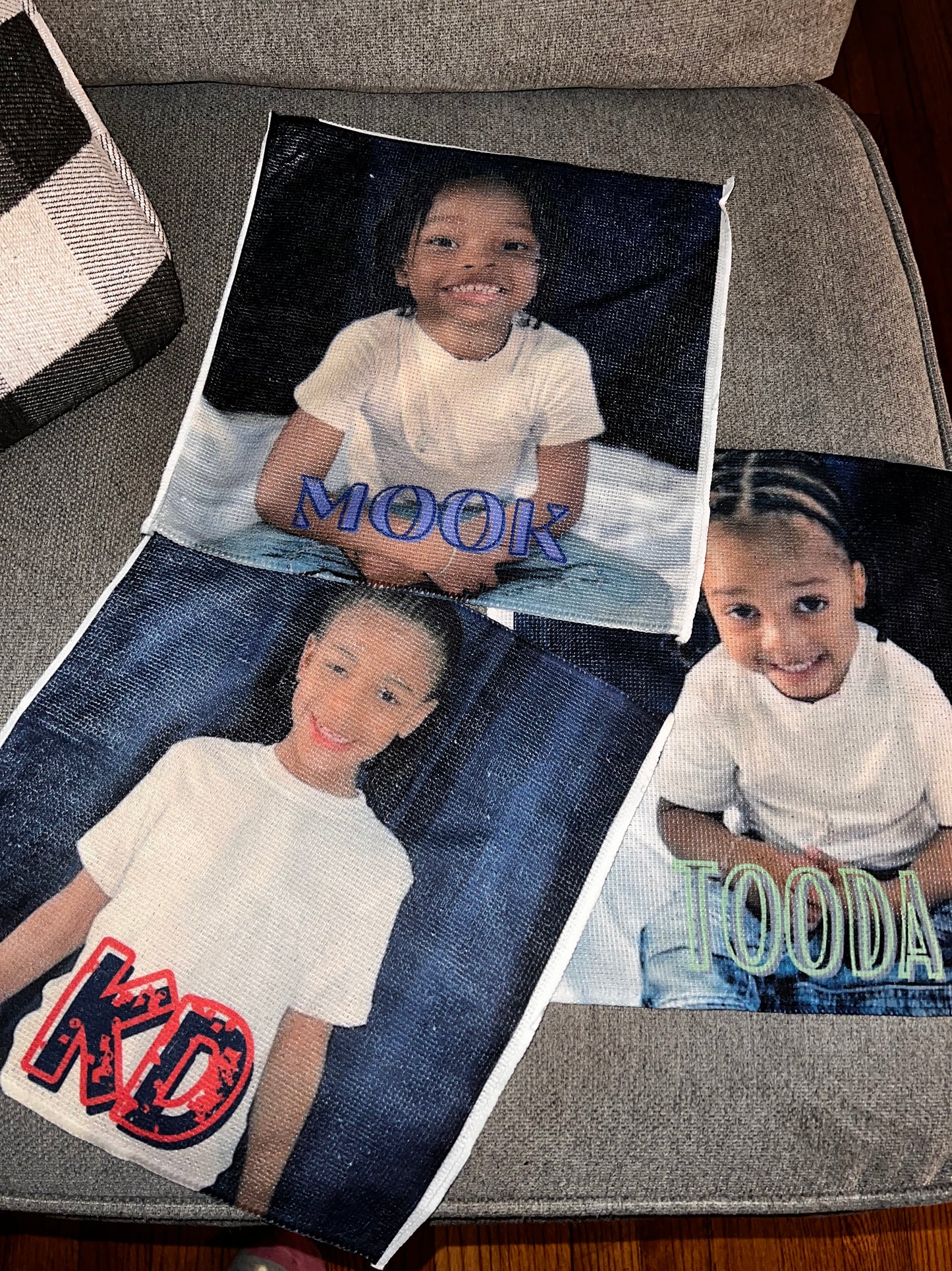 Custom face towels ..