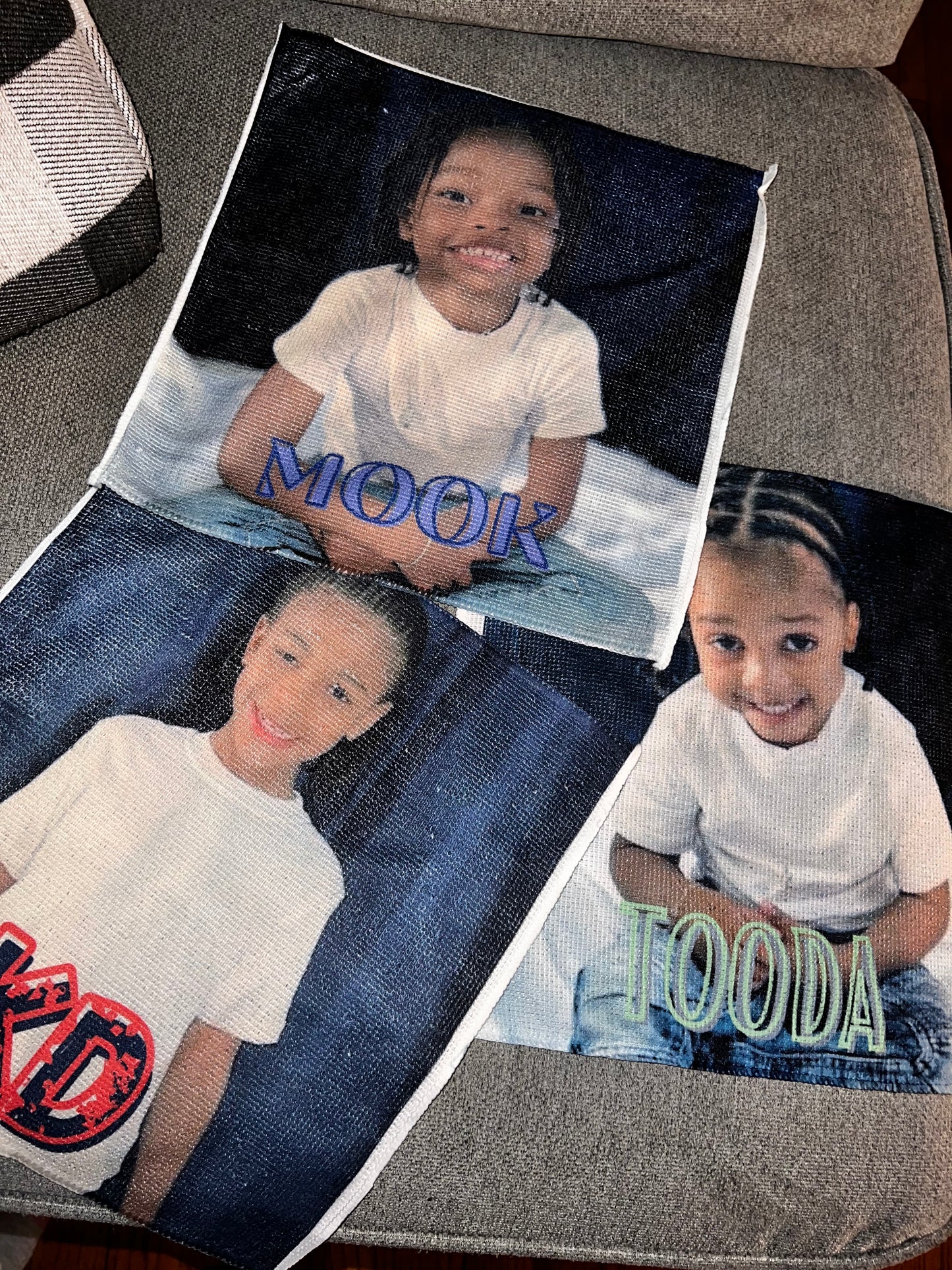 Custom face towels ..