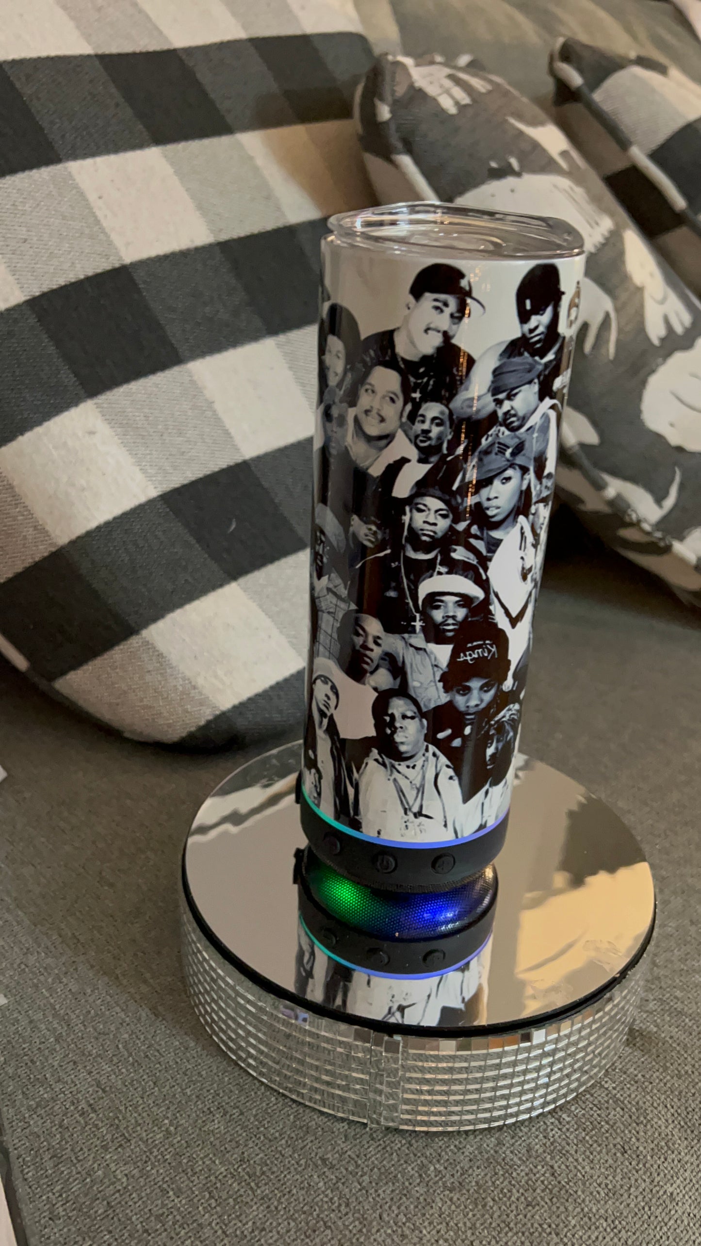 Custom photo Speaker tumbler