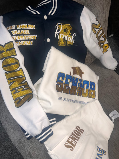 Custom varsity jacket