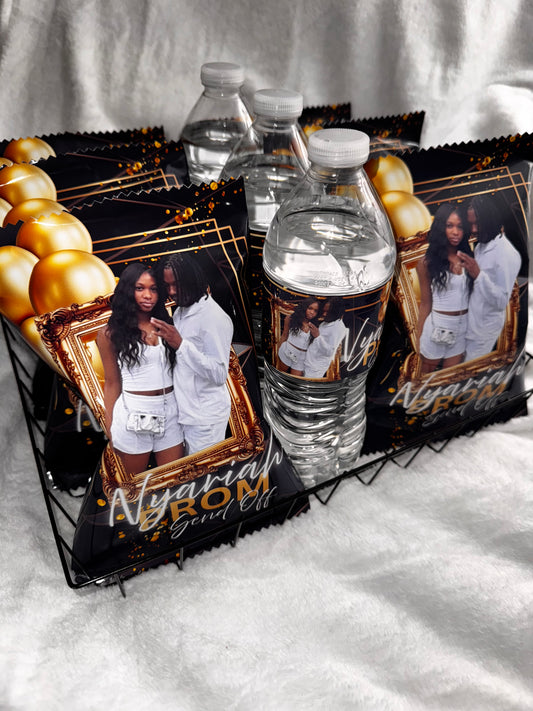 CUSTOM CHIP BAG/WATER BUNDLE